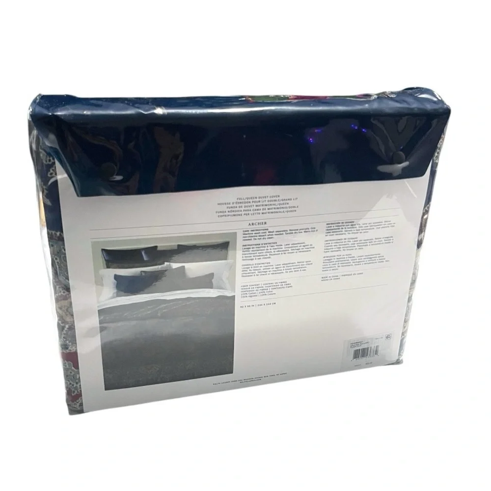 NWT Archer Foulard Duvet Cover by Ralph Lauren